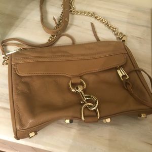 Rebecca Minkoff tan crossbody purse